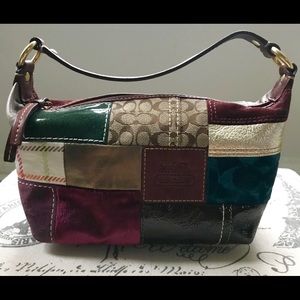 Coach Holiday Patchwork Handbag